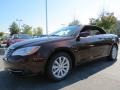 2013 Deep Auburn Pearl Chrysler 200 Touring Convertible  photo #9