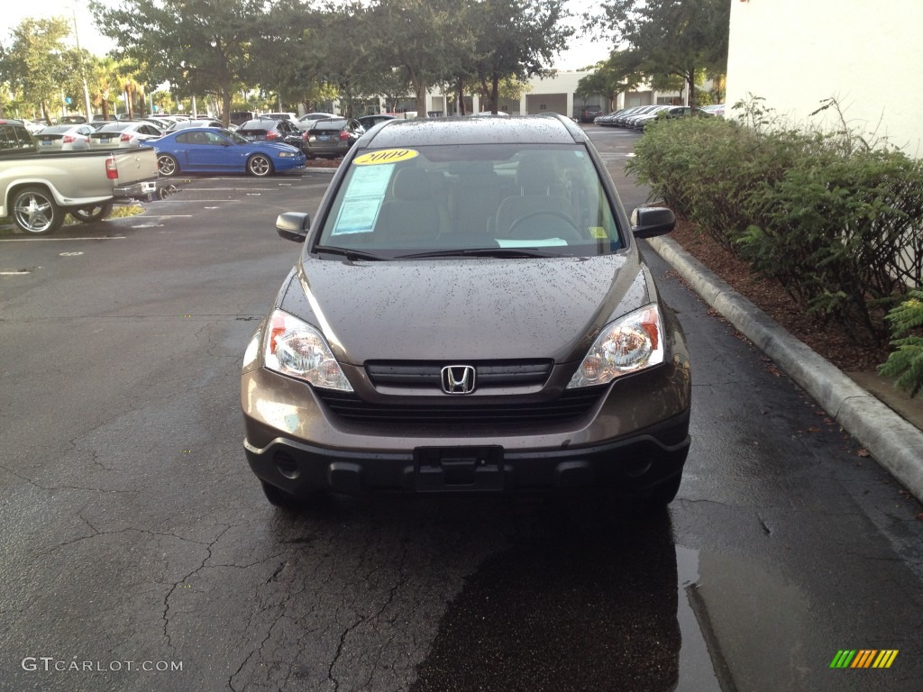 2009 CR-V LX - Urban Titanium Metallic / Ivory photo #8