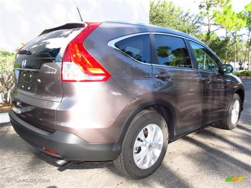 2013 CR-V EX-L AWD - Urban Titanium Metallic / Black photo #3