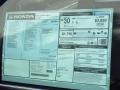  2013 Accord LX Sedan Window Sticker