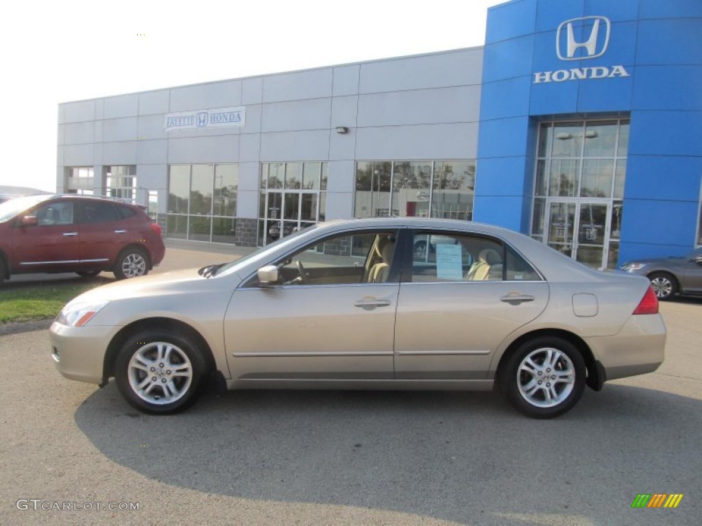 2006 Accord EX Sedan - Desert Mist Metallic / Ivory photo #2