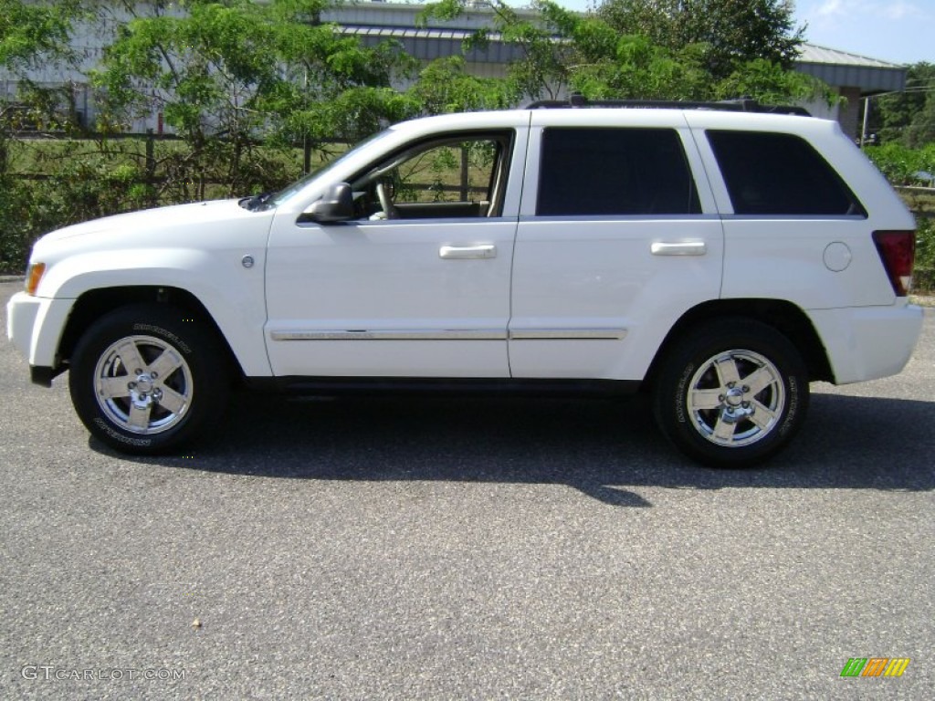 2006 Grand Cherokee Limited 4x4 - Stone White / Dark Khaki/Light Graystone photo #6