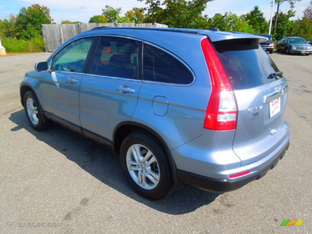 2010 CR-V EX-L - Glacier Blue Metallic / Gray photo #5