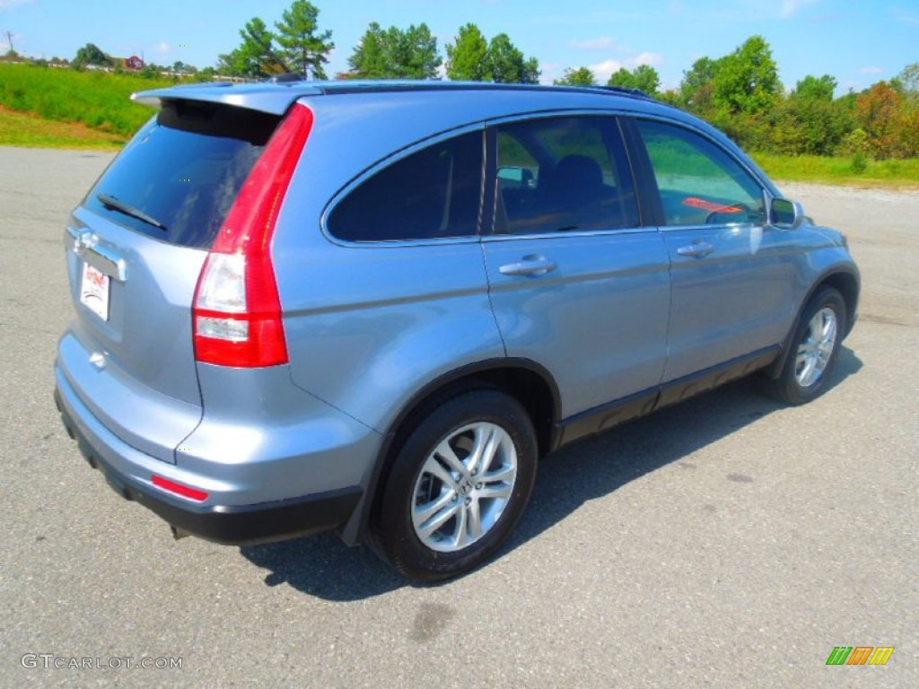 2010 CR-V EX-L - Glacier Blue Metallic / Gray photo #6