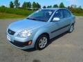 2008 Polar Blue Kia Rio LX Sedan  photo #1