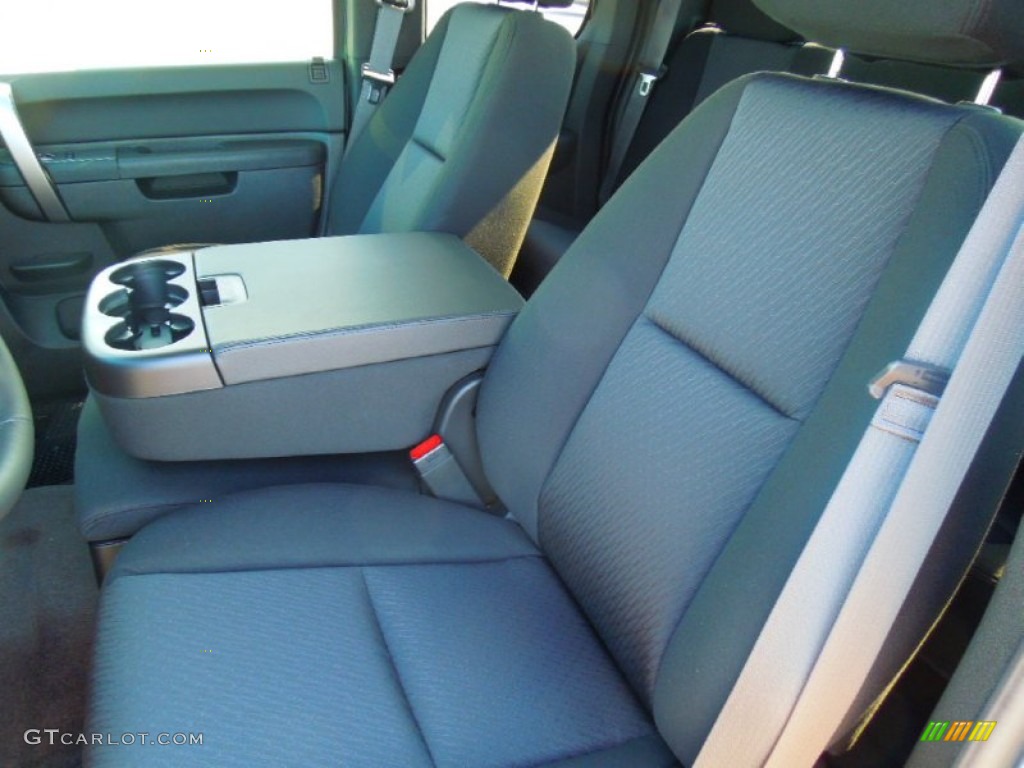 2013 Silverado 1500 LT Extended Cab - Blue Granite Metallic / Ebony photo #9