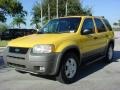 2001 Chrome Yellow Metallic Ford Escape XLT V6  photo #8