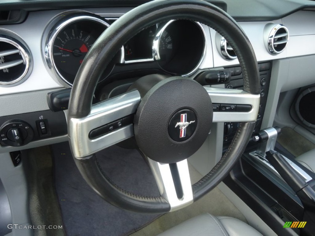 2006 Mustang GT Premium Convertible - Tungsten Grey Metallic / Light Graphite photo #12