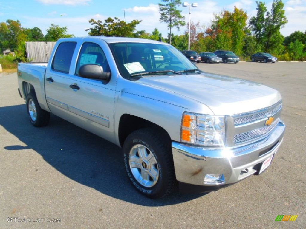 2013 Silverado 1500 LT Crew Cab 4x4 - Silver Ice Metallic / Ebony photo #2