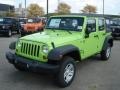 Gecko Green Pearl 2013 Jeep Wrangler Unlimited Sport 4x4 Exterior