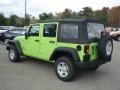 Gecko Green Pearl 2013 Jeep Wrangler Unlimited Sport 4x4 Exterior