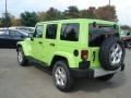 2013 Gecko Green Pearl Jeep Wrangler Unlimited Sahara 4x4  photo #8