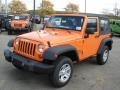 2013 Crush Orange Jeep Wrangler Sport 4x4  photo #2