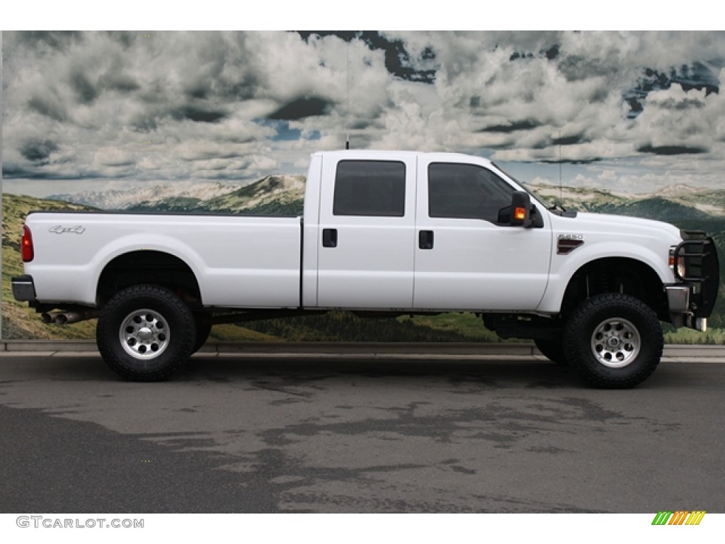 Oxford White 2008 Ford F250 Super Duty XL Crew Cab 4x4 Exterior Photo #71810862
