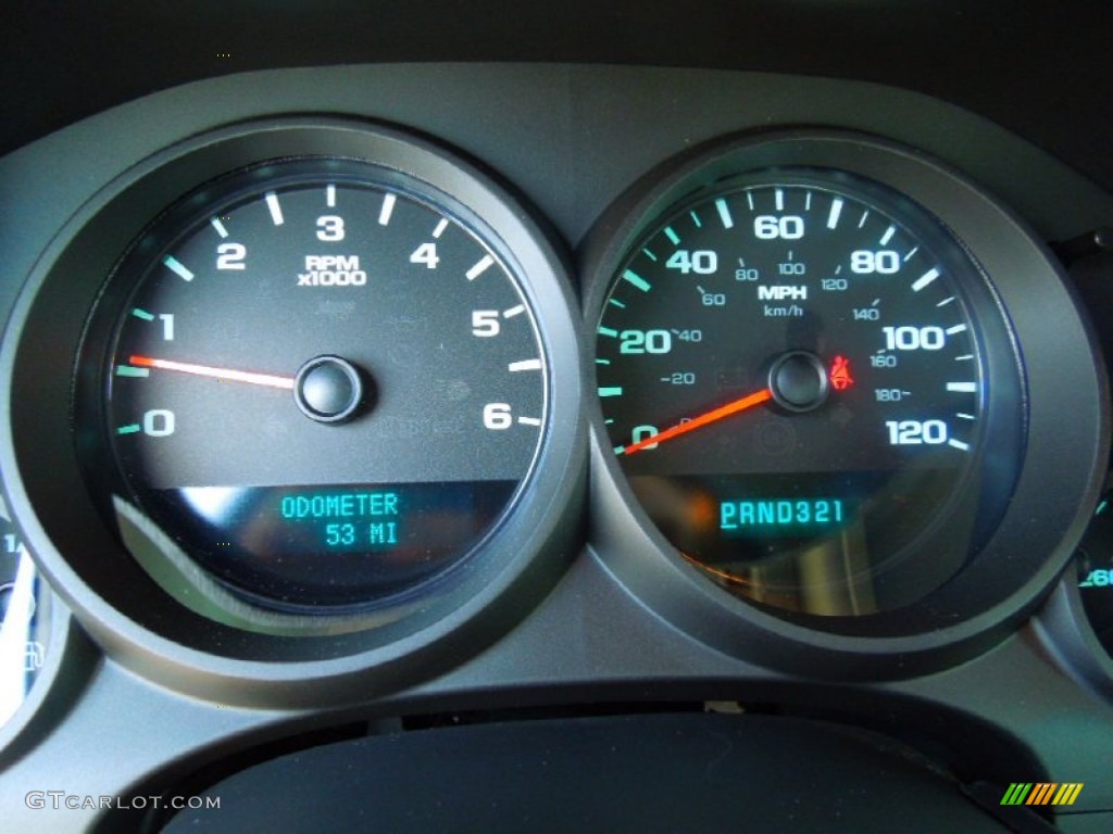 2012 Silverado 1500 LS Crew Cab - Blue Granite Metallic / Dark Titanium photo #13