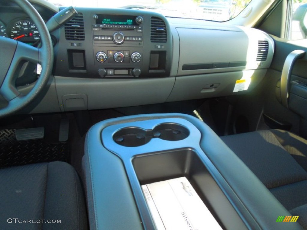 2012 Silverado 1500 LS Crew Cab - Blue Granite Metallic / Dark Titanium photo #16