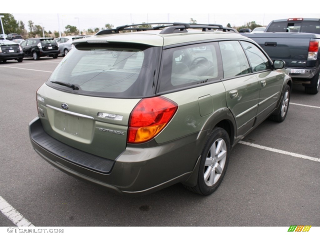 2006 Outback 2.5i Limited Wagon - Willow Green Opalescent / Taupe photo #2