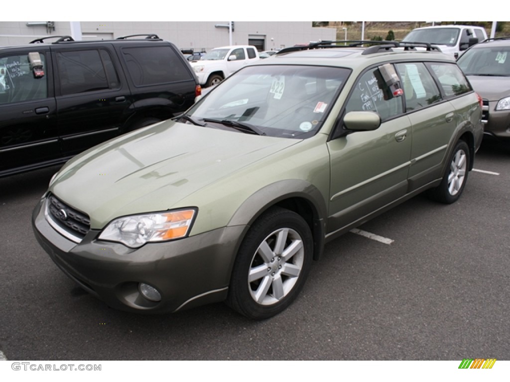 2006 Outback 2.5i Limited Wagon - Willow Green Opalescent / Taupe photo #4
