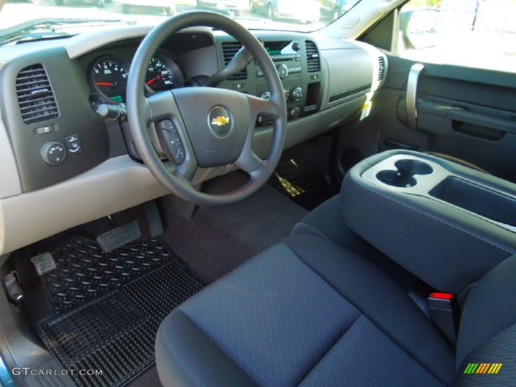 2012 Silverado 1500 LS Crew Cab - Blue Granite Metallic / Dark Titanium photo #24