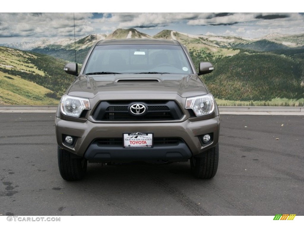 2013 Tacoma V6 TRD Sport Access Cab 4x4 - Pyrite Mica / Graphite photo #3