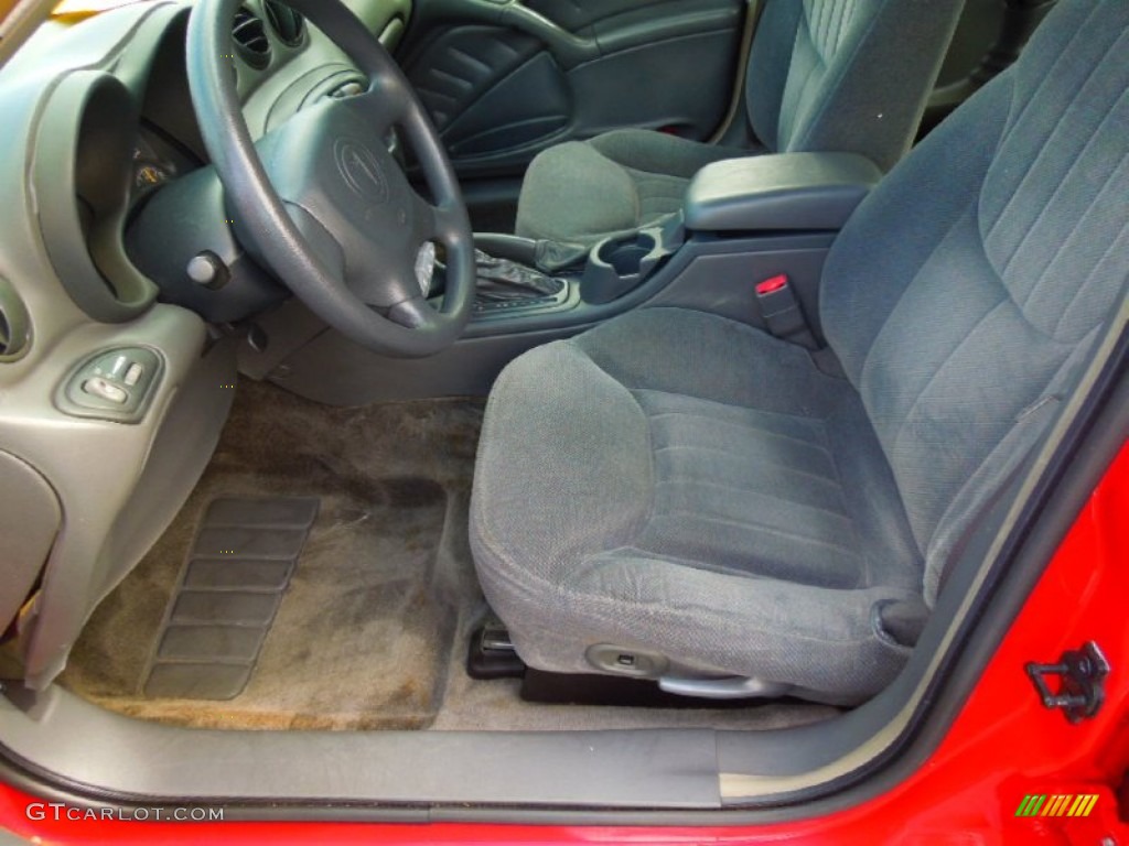2000 Grand Am SE Sedan - Bright Red / Dark Taupe photo #8