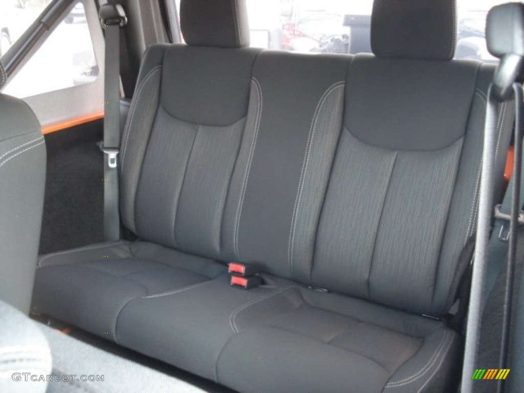 2013 Jeep Wrangler Rubicon 4x4 Rear Seat Photo #71812143