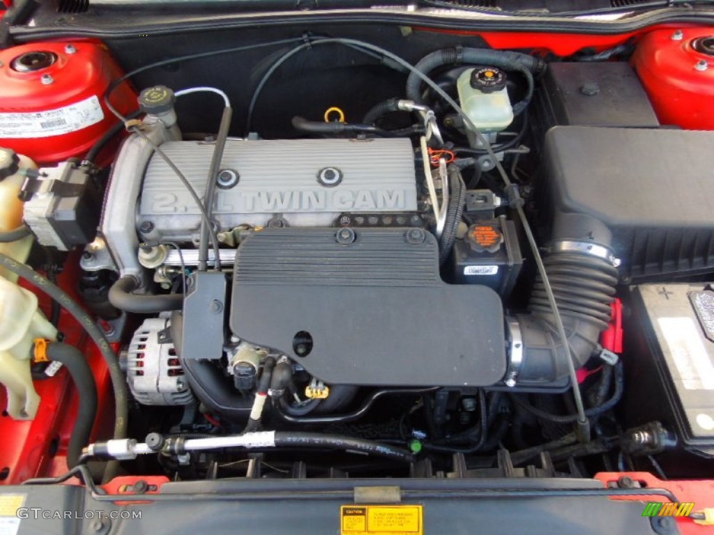 2000 Grand Am SE Sedan - Bright Red / Dark Taupe photo #23