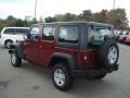 2013 Deep Cherry Red Crystal Pearl Jeep Wrangler Unlimited Sport 4x4  photo #8