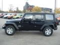 2013 Black Jeep Wrangler Unlimited Sport S 4x4  photo #1