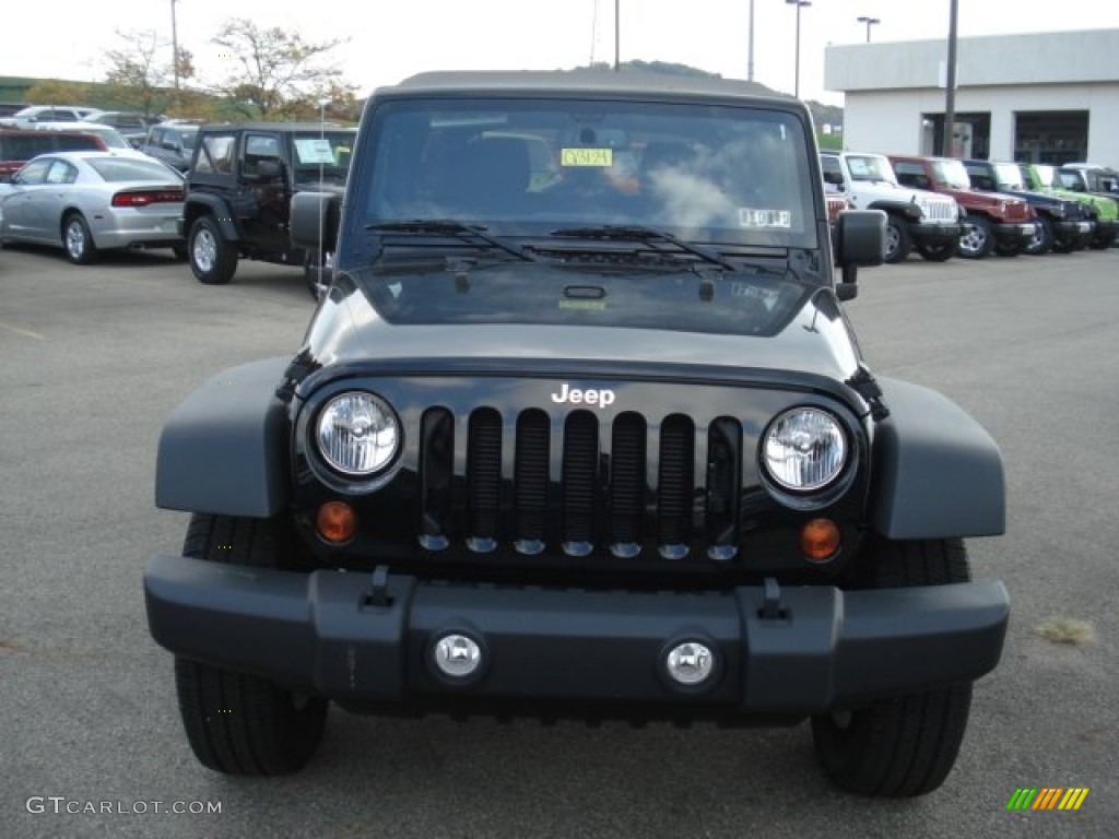 2013 Wrangler Unlimited Sport S 4x4 - Black / Black photo #3