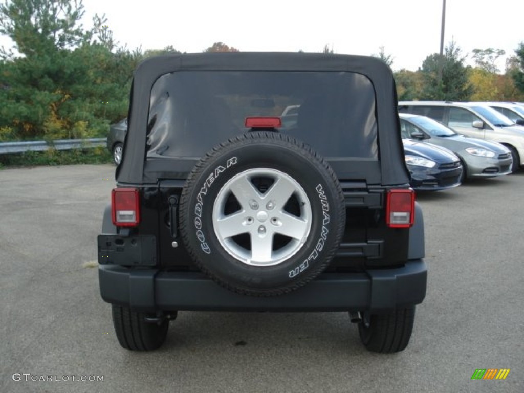2013 Wrangler Unlimited Sport S 4x4 - Black / Black photo #7