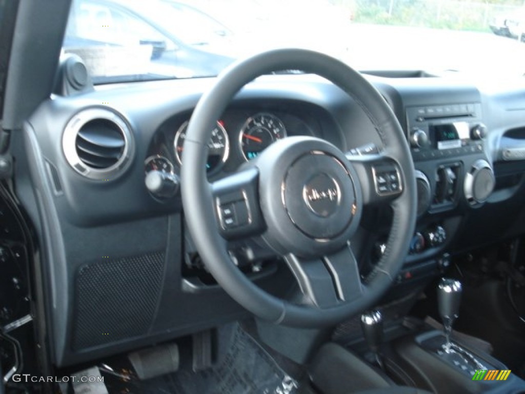 2013 Wrangler Unlimited Sport S 4x4 - Black / Black photo #10