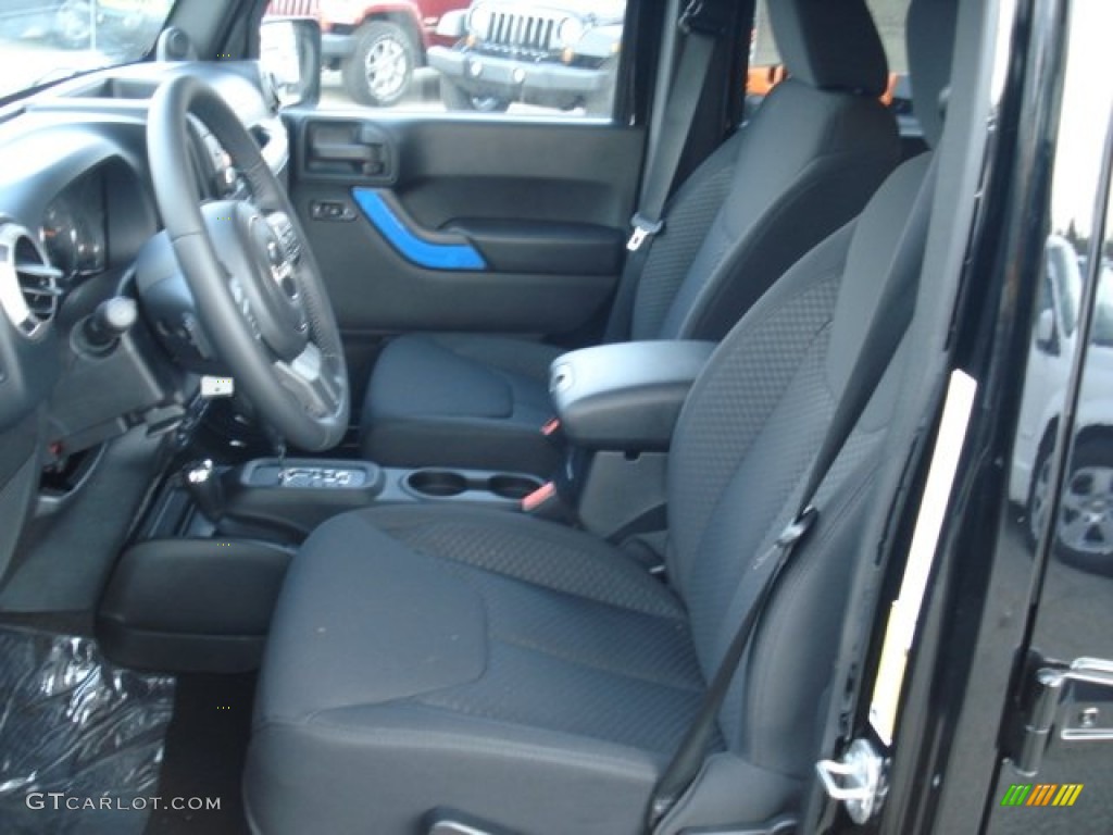 2013 Wrangler Unlimited Sport S 4x4 - Black / Black photo #11