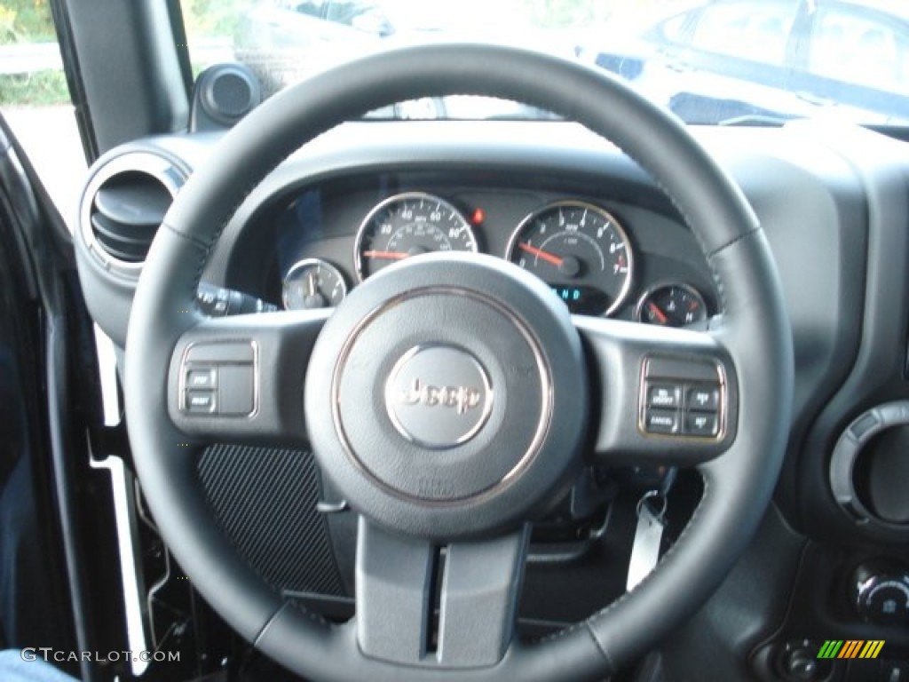 2013 Wrangler Unlimited Sport S 4x4 - Black / Black photo #18