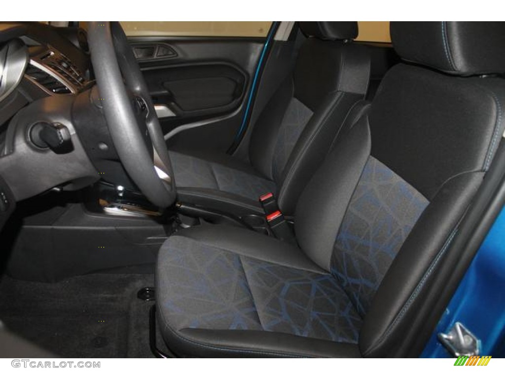 2013 Fiesta SE Hatchback - Blue Candy / Charcoal Black/Blue Accent photo #14