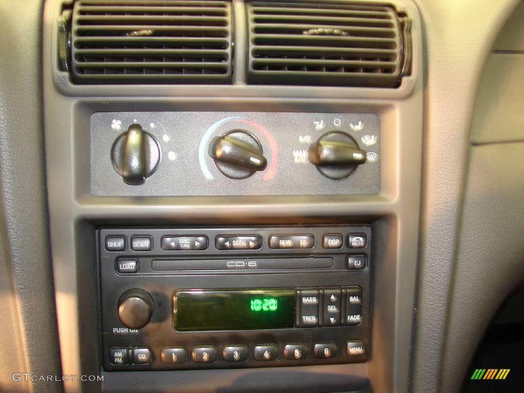 2002 Mustang V6 Coupe - Mineral Grey Metallic / Medium Graphite photo #7