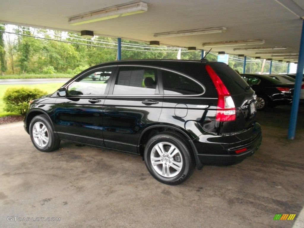 2010 CR-V EX-L AWD - Crystal Black Pearl / Black photo #30