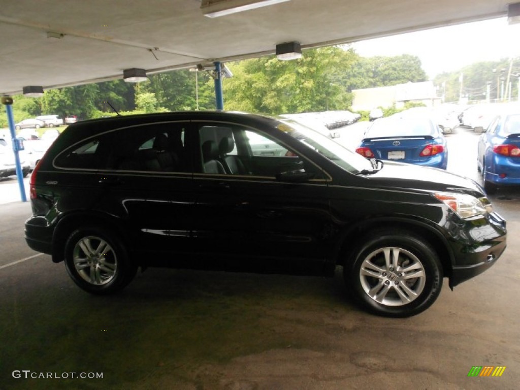 2010 CR-V EX-L AWD - Crystal Black Pearl / Black photo #33