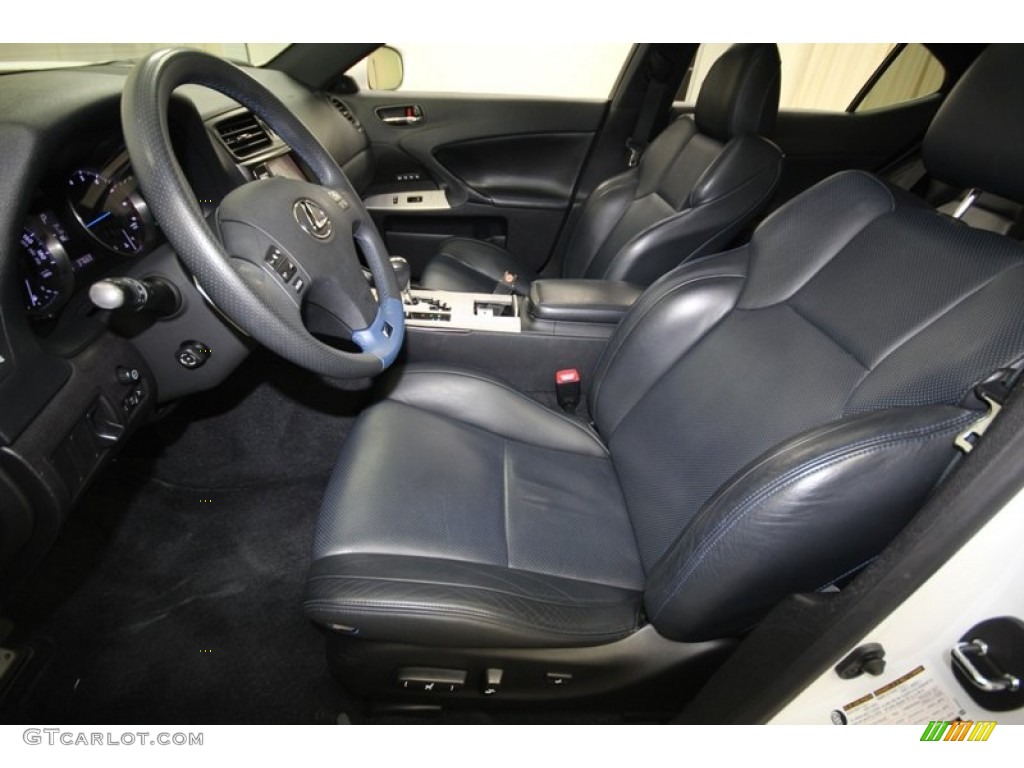 Black Interior 2010 Lexus IS F Photo #71816610