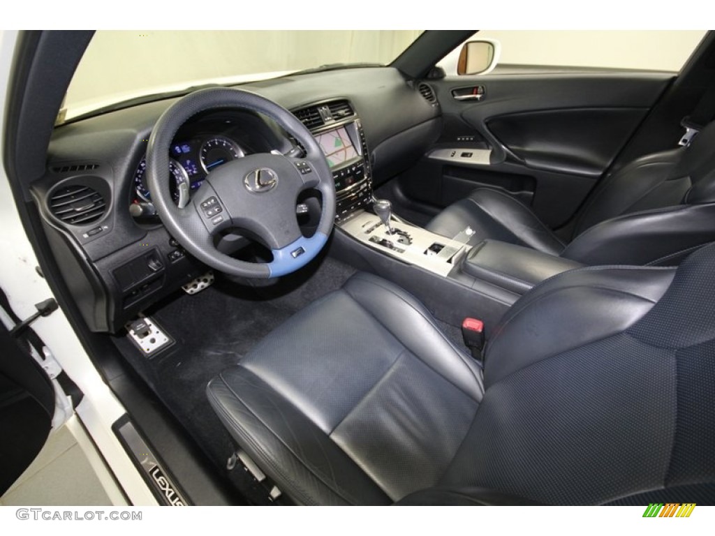 Black Interior 2010 Lexus IS F Photo #71816640