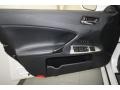 Black 2010 Lexus IS F Door Panel