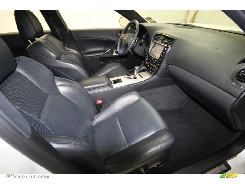 Black Interior 2010 Lexus IS F Photo #71816727
