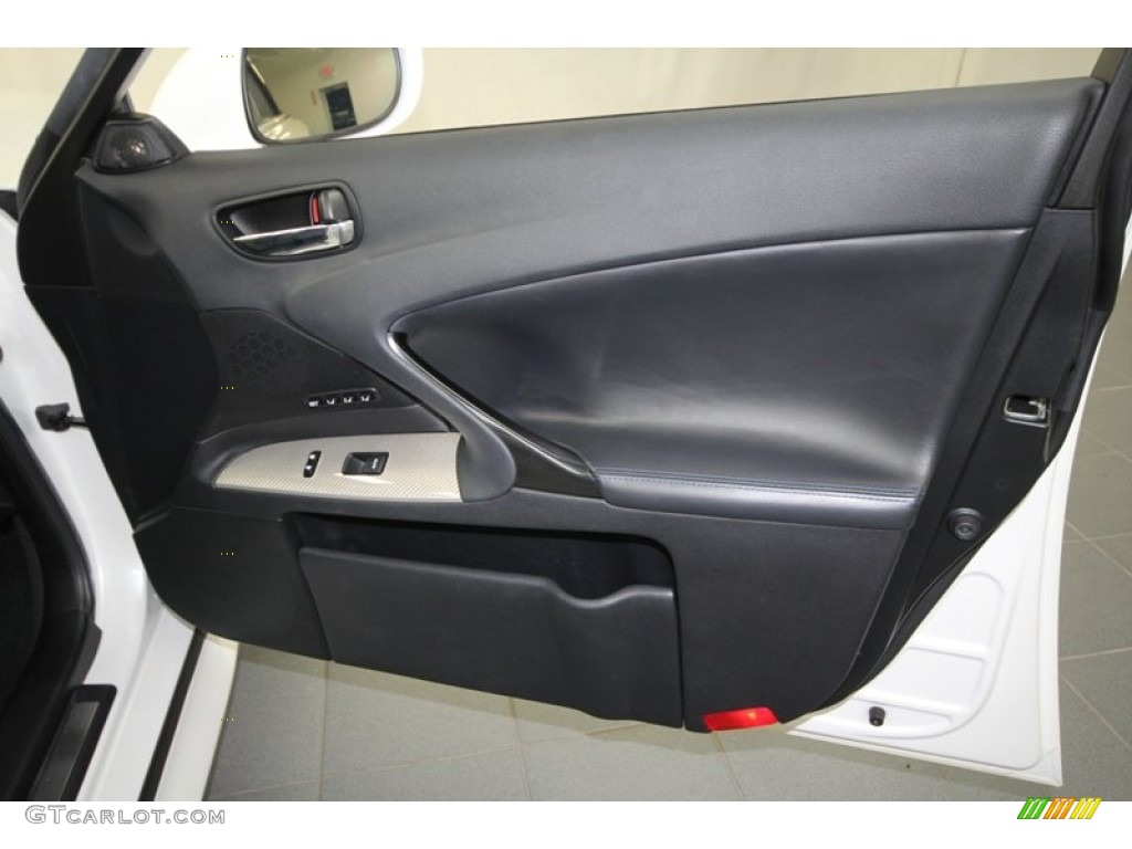 2010 Lexus IS F Black Door Panel Photo #71816733