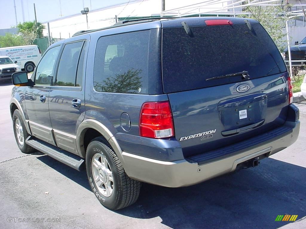 2003 Expedition Eddie Bauer - Medium Wedgewood Blue Metallic / Medium Parchment photo #6
