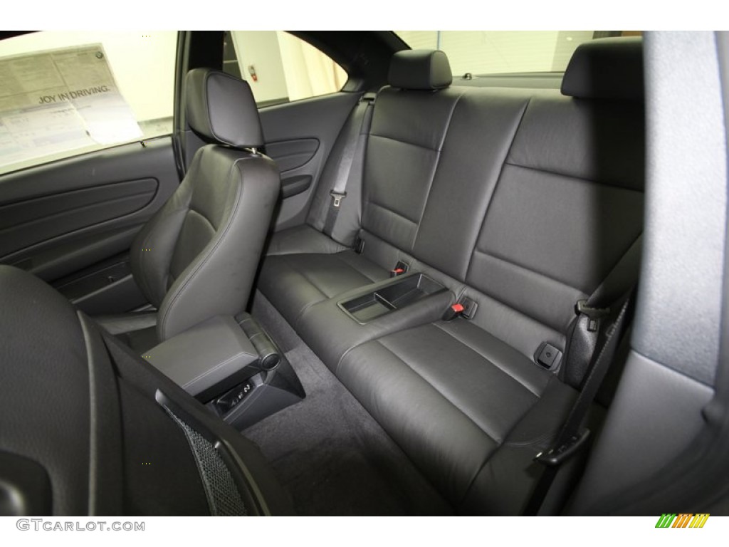 Black Interior 2013 BMW 1 Series 128i Coupe Photo #71817129