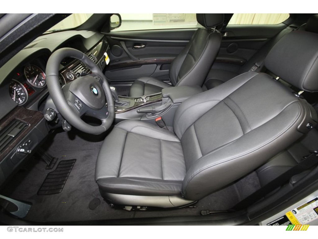 2013 3 Series 335i Coupe - Titanium Silver Metallic / Black photo #3