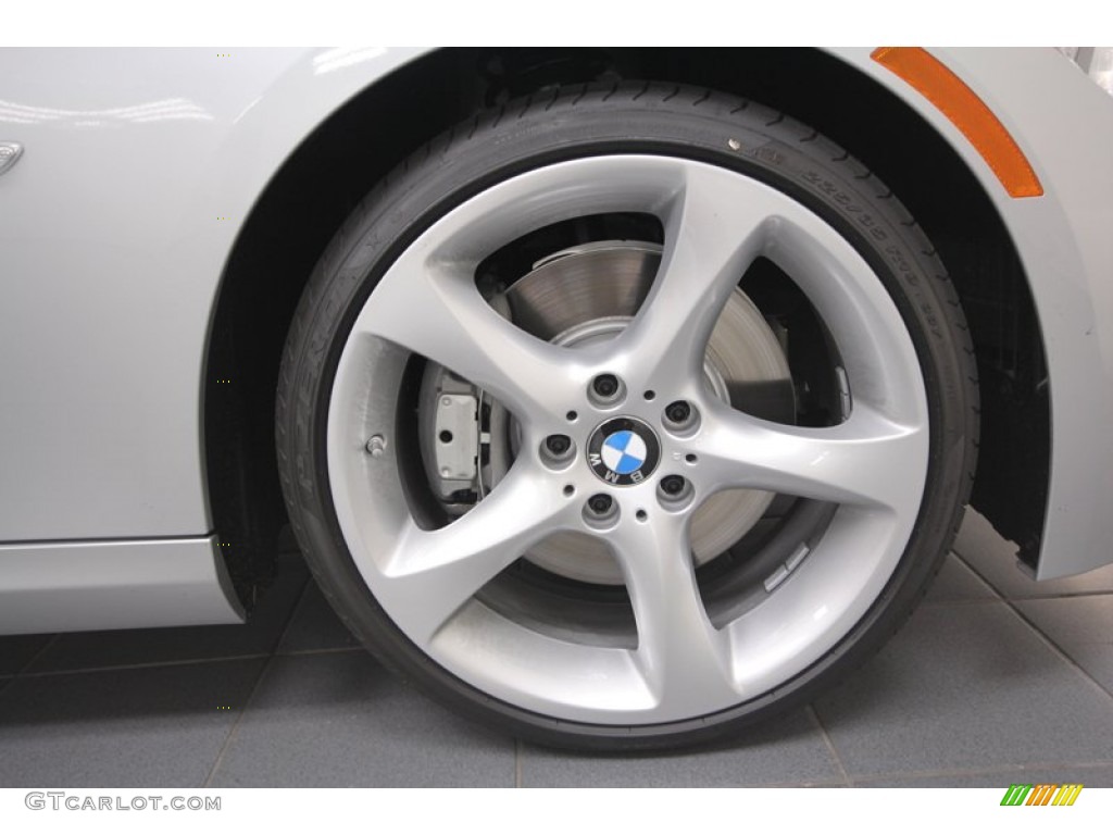 2013 3 Series 335i Coupe - Titanium Silver Metallic / Black photo #7