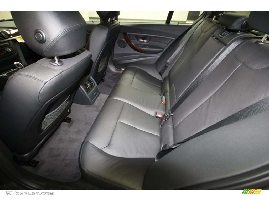 Black Interior 2013 BMW 3 Series 328i Sedan Photo #71817816