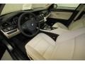 Oyster/Black 2013 BMW 5 Series 528i Sedan Interior Color