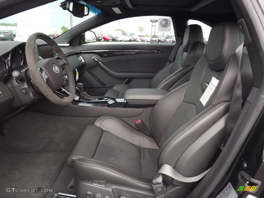 Ebony Interior 2013 Cadillac Cts V Coupe Photo 71818590